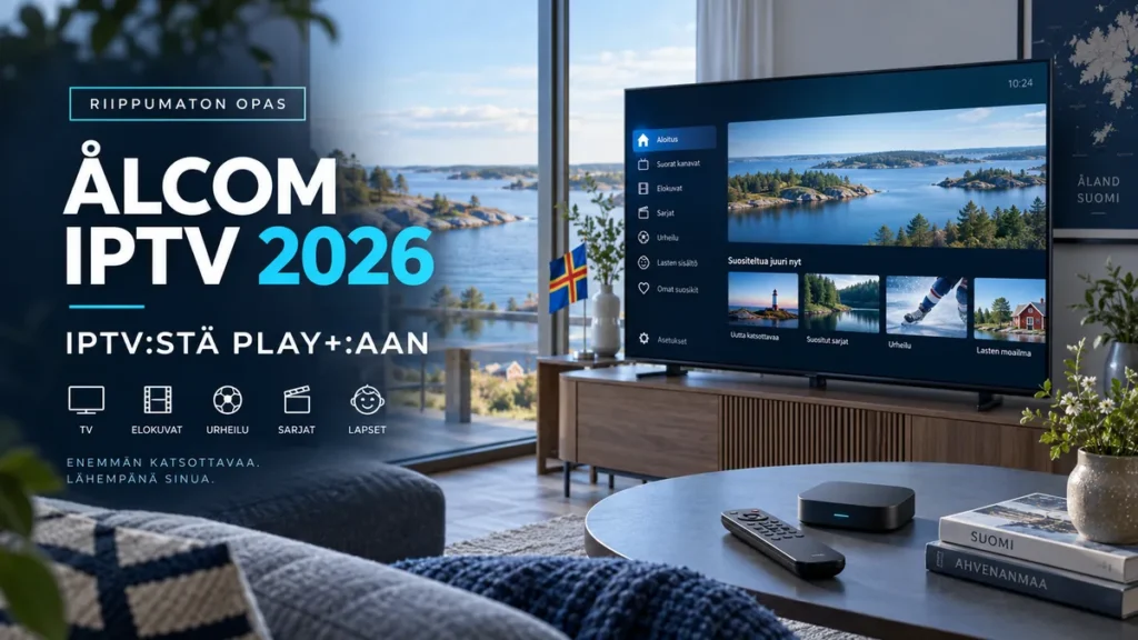 Ålcom IPTV 2026 ja siirtyminen Play Plus -palveluun Ahvenanmaalla