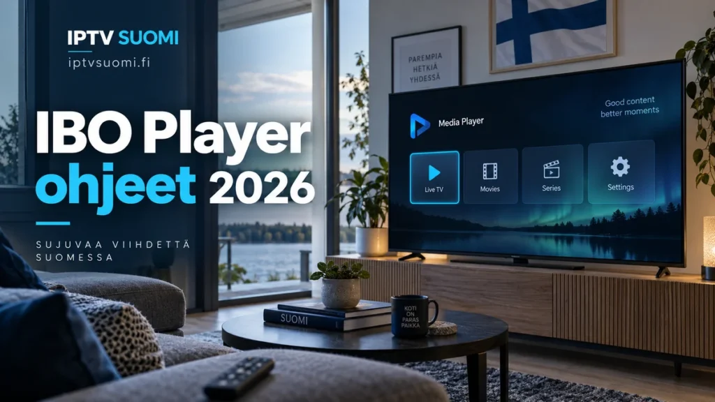 IBO Player ohjeet 2026 – Smart TV ja kaukosäädin suomalaisessa olohuoneessa