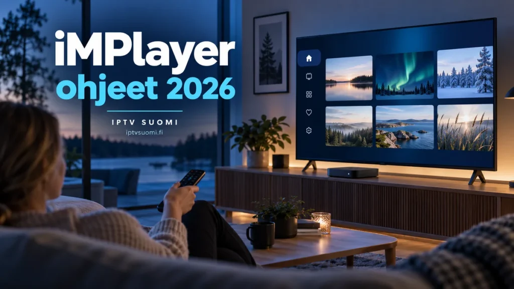 iMPlayer ohjeet 2026 – television mediasoitin ja Android TV -boksi
